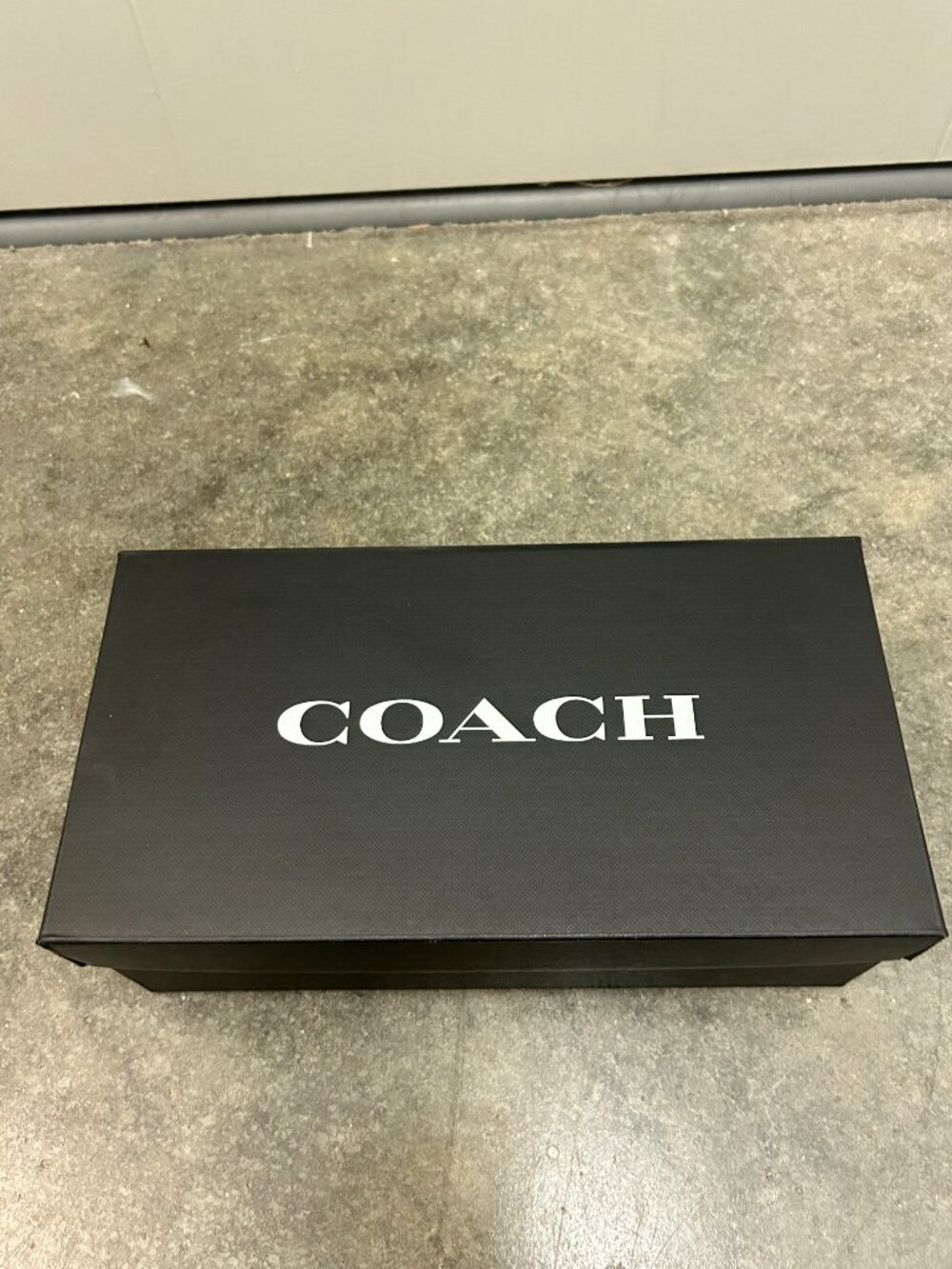 Coach Mona Driver Signature Jacquard Smoke Coal Black Loafers Flats Size 9B New - Picture 16 of 16